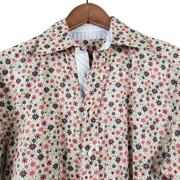 Robert Graham Other - Robert Graham Button Up Shirt Modern Floral Print - S